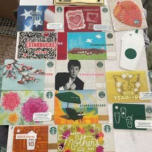 Starbucks gift cards no cash on cards